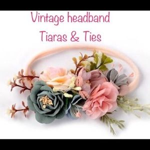 Vintage style boho chic headband